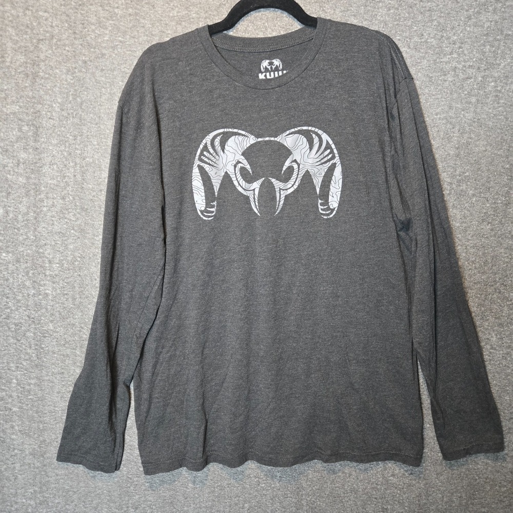 KUIU Mens XL T-shirt Lot Of 2 Ultralight Hunting Long Sleeve Gray - Picture 2 of 11